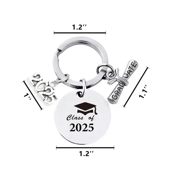 Graduation Keychain Alloy College Souvenir