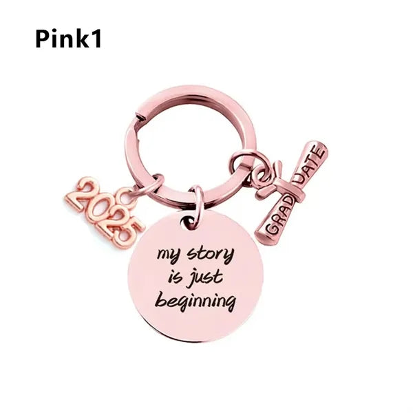Graduation Keychain Alloy College Souvenir