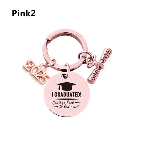 Graduation Keychain Alloy College Souvenir
