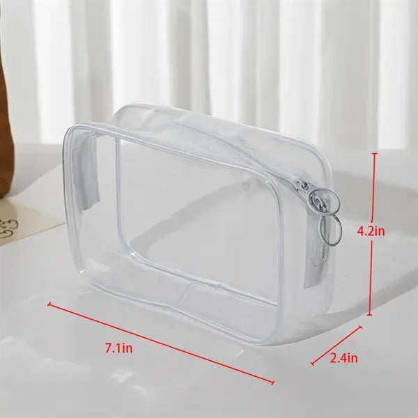 Medium Clear PVC Travel Cosmetic Bag