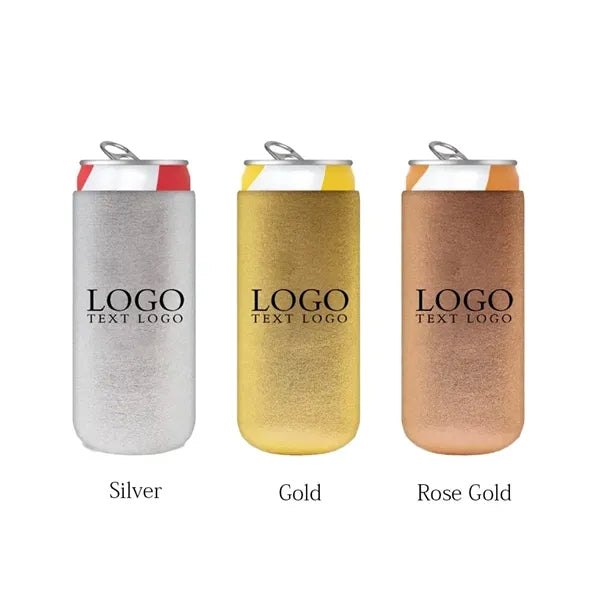 Metallic Beer Bottle Can Cooler
