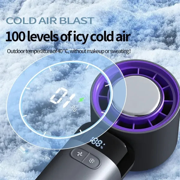 Foldable Handheld Fan-Semiconductor Refrigeration