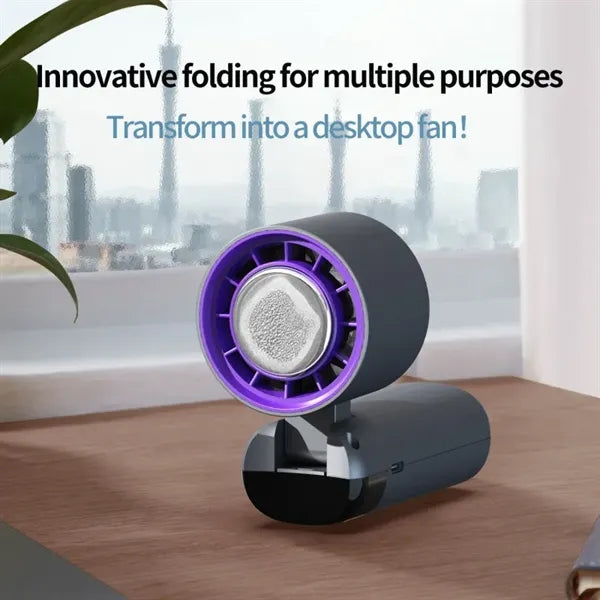 Foldable Handheld Fan-Semiconductor Refrigeration