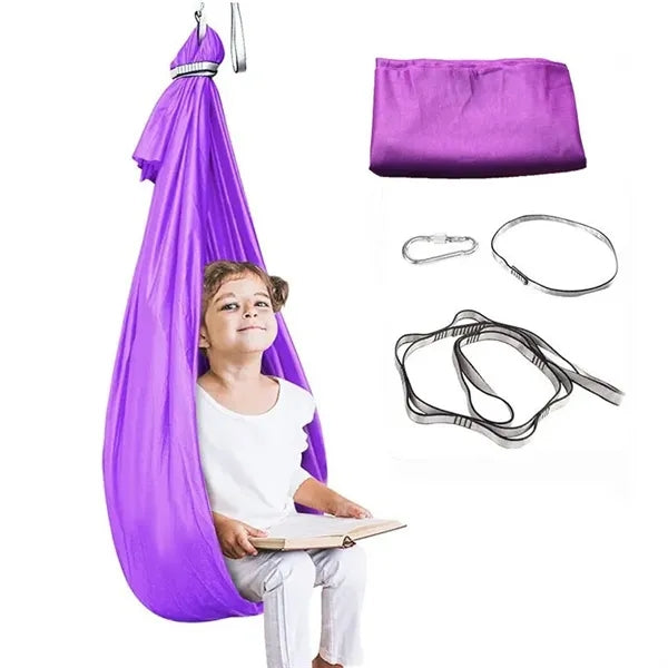 Indoor Outdoor Therapy Sensory Swing Hammock for Kids