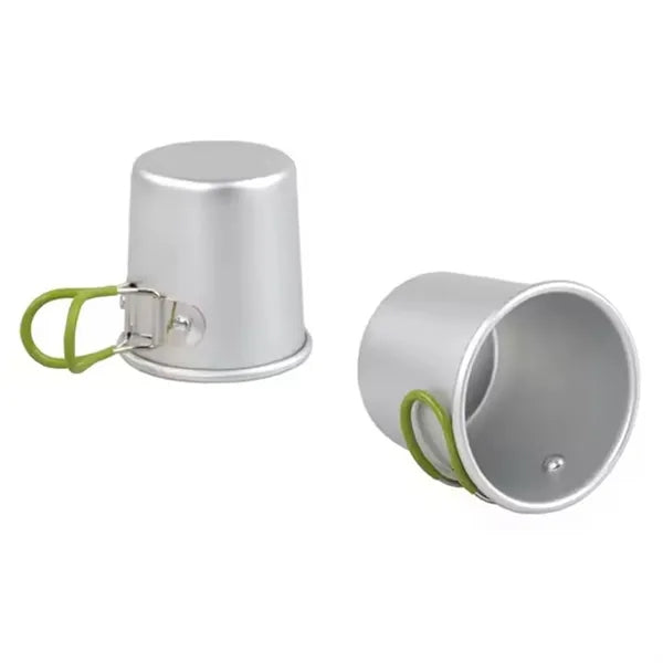 5 Oz. Aluminum Beer Mug with Folding Handle