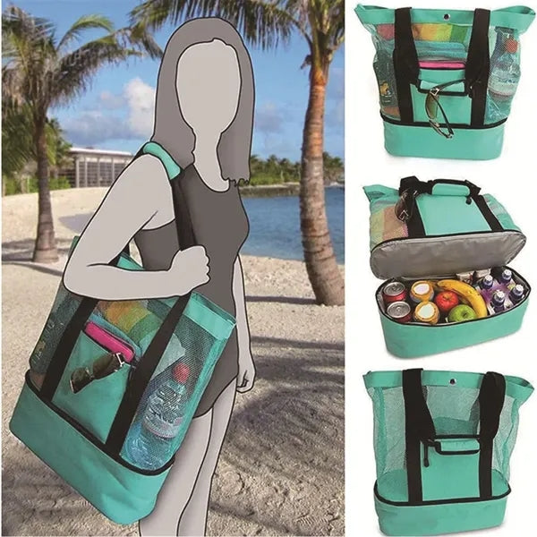 Thermal Insulated Portable Double Layer Bag