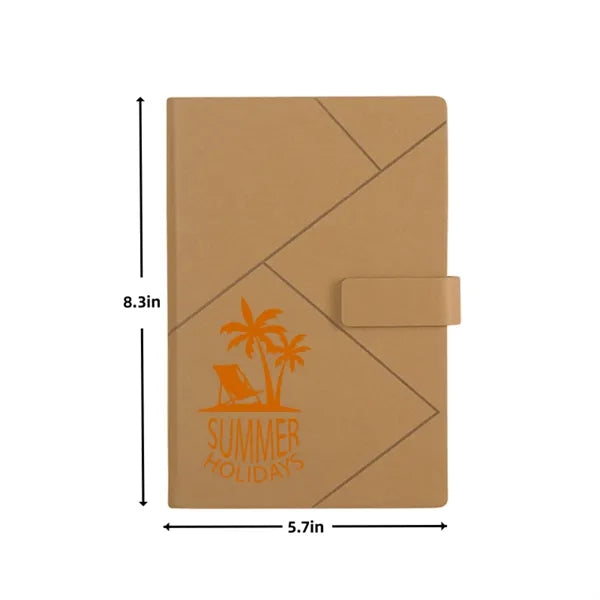 A5 Leather-like Multi-functional Notebook