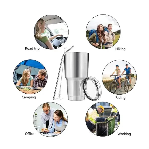 30oz Stainless Steel Travel Mug with Lid