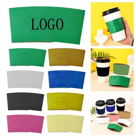 Heat-Resistant Insulated Paper Coffee Cup Sleeve