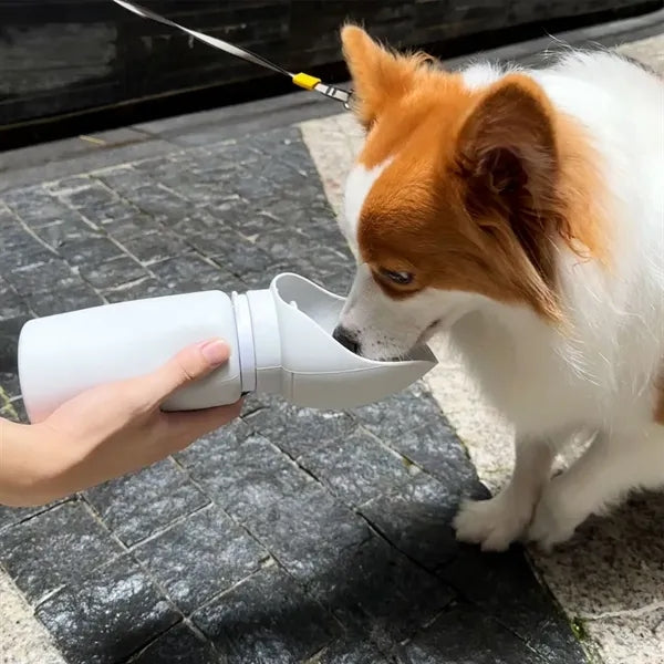 18oz Collapsible Silicone Pet Water Bottle