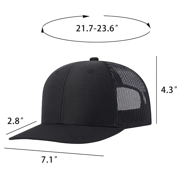 Slightly Curved Mesh Baseball Cap