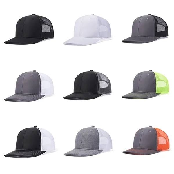 Slightly Curved Mesh Baseball Cap
