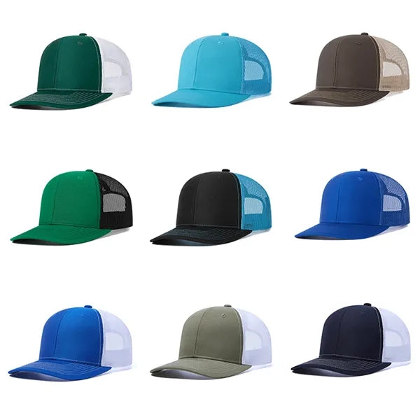 Slightly Curved Mesh Baseball Cap