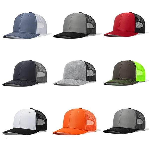 Slightly Curved Mesh Baseball Cap