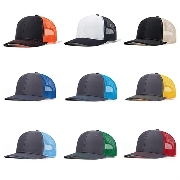 Slightly Curved Mesh Baseball Cap