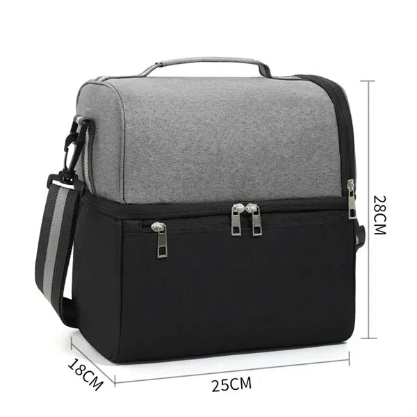 Two-Tone Colors Lunch Bag