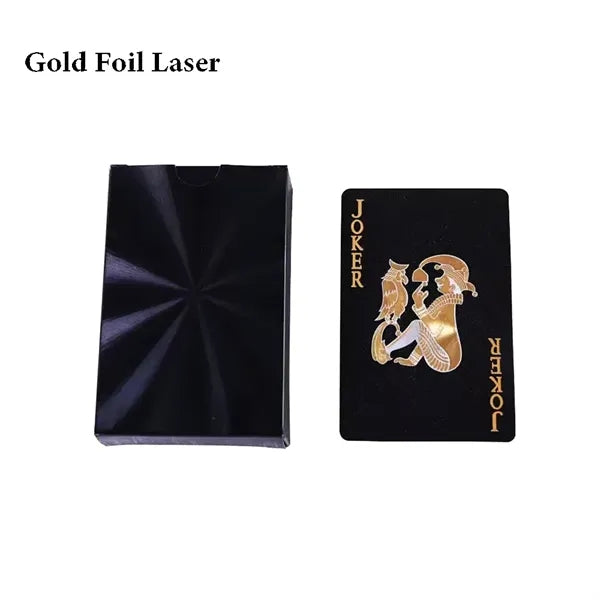 Waterproof Poker Cards With Silver Foil