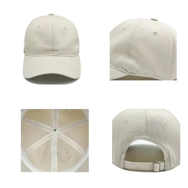 Adjustable Low Crown Cotton Baseball Cap