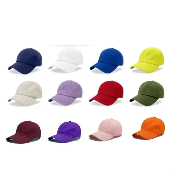 Adjustable Low Crown Cotton Baseball Cap