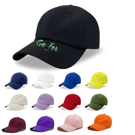 Adjustable Low Crown Cotton Baseball Cap