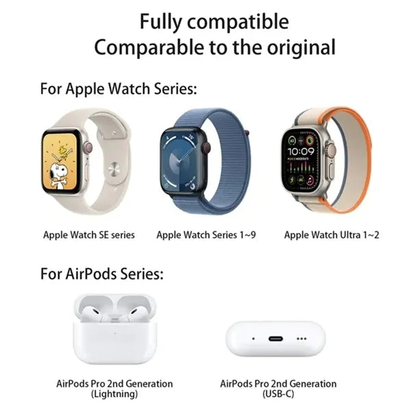 Portable Keychain 1200mAh Battery Charger for Apple Watch
