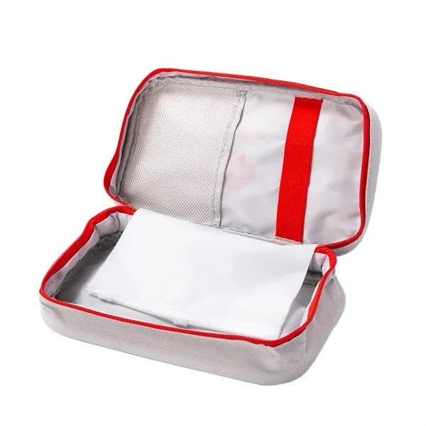 Empty Medical Bag with Zipper Pouches