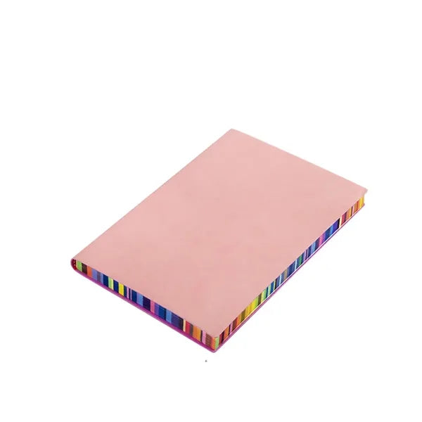 A5 Soft Cover Rainbow Edge Cute Notebook Simple Thick