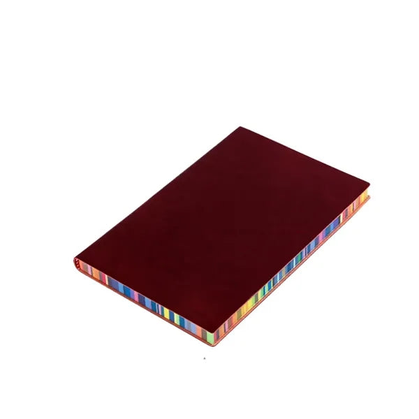 A5 Soft Cover Rainbow Edge Cute Notebook Simple Thick