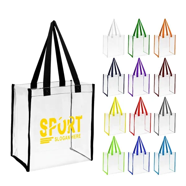 Waterproof Clear Tote Bag Stadium Approved and for travel .