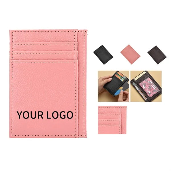 Minimalist PU Leather Slim Wallet