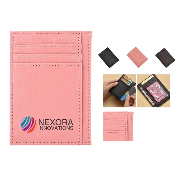 Minimalist PU Leather Slim Wallet