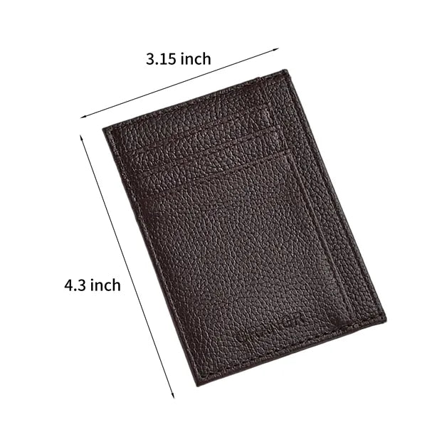 Minimalist PU Leather Slim Wallet
