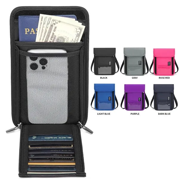 Passport Holder Organizer Case with RFID Blocking