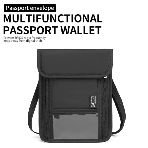 Passport Holder Organizer Case with RFID Blocking