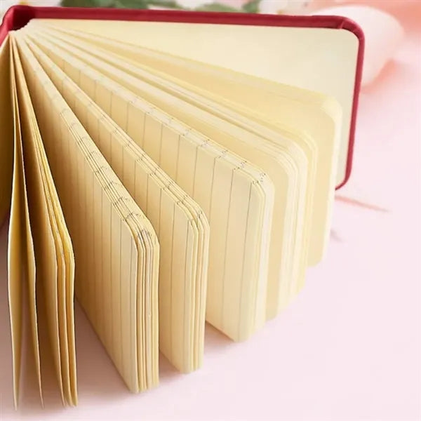 A6 PU Leather Notebook with Elastic Band Closure