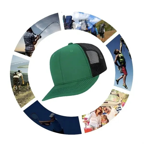 Trucker Hat-UV Protection & Colorblock Design