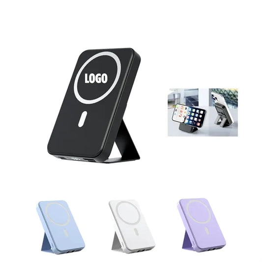 10000mAh Magnetic Wireless Portable Charger W/Stand