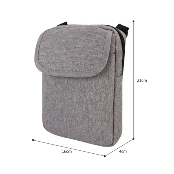 Eco-Friendly Crossbody Bag with Headphone Port