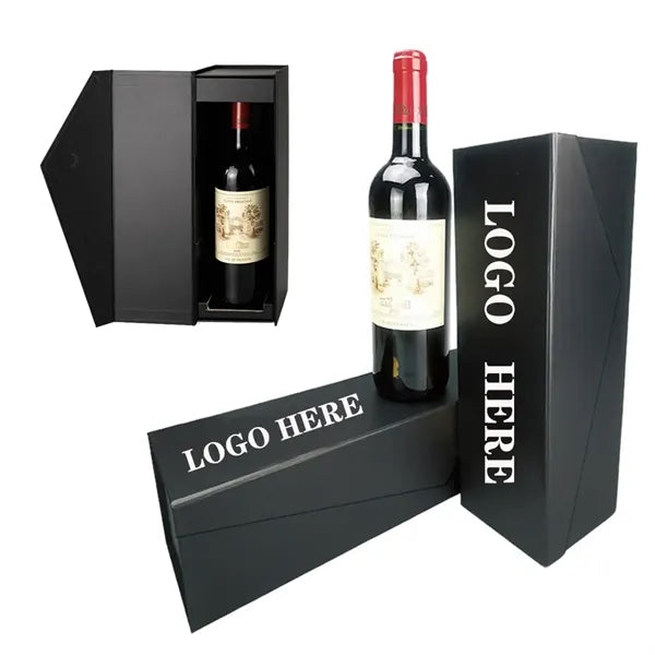Elegant One-Piece Wine Gift Box