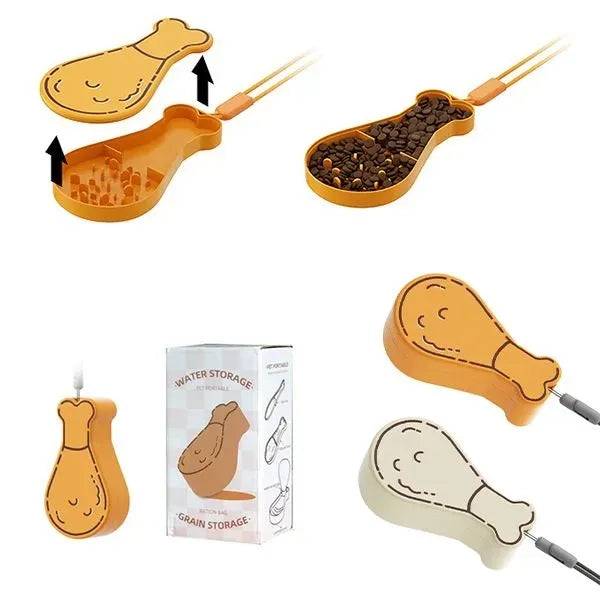 Dog's Outdoor Food Cup