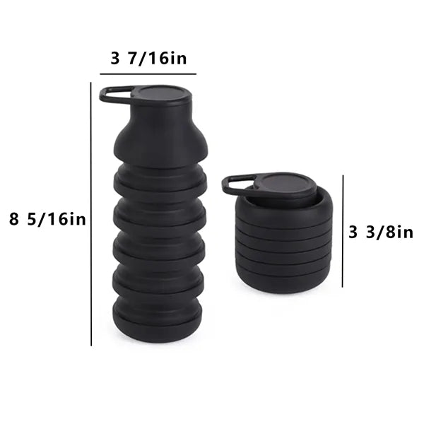 Silicone Outdoor Sports Folding Water Bottle