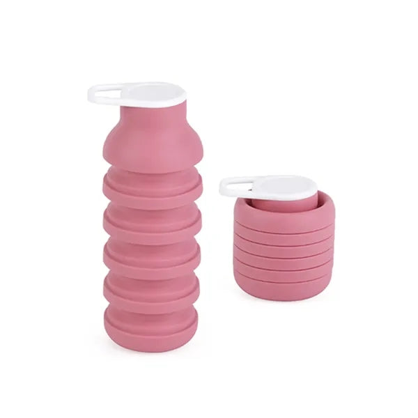Silicone Outdoor Sports Folding Water Bottle