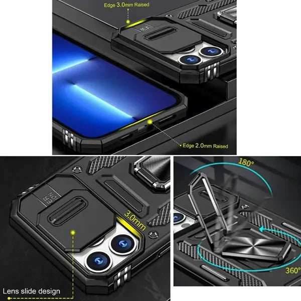 Case for iPhone with Slide Camera Cover