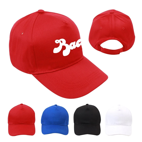 5-Panel Structured Baseball Cap