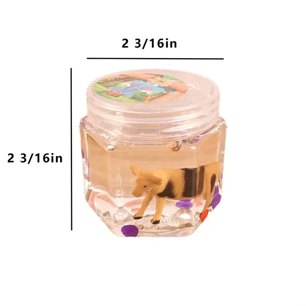 Animal Hexagonal Bottle Crystal Modeling Clay