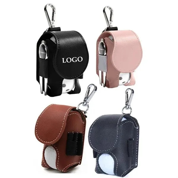 Mini PU Golf Tee Organizer Pouch