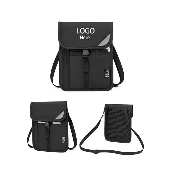 Passport Holder Neck Wallet with RFID Blocking
