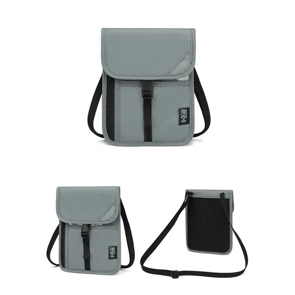 Passport Holder Neck Wallet with RFID Blocking
