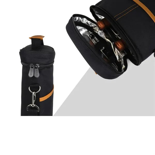 Double Bottle Wine Tote Carrier