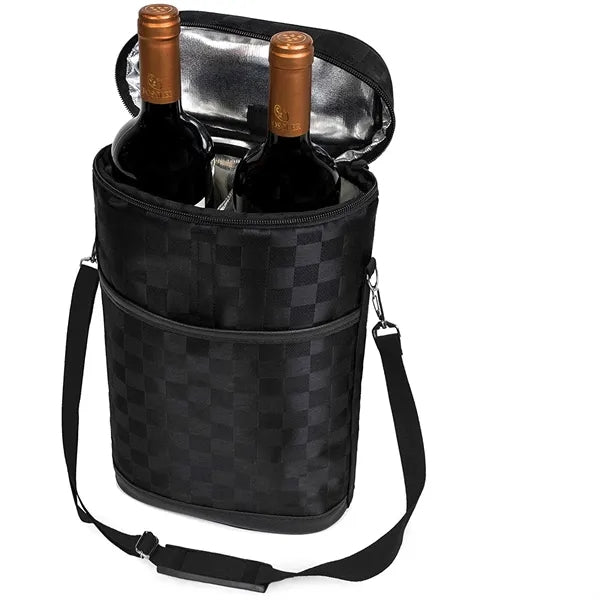 Double Bottle Wine Tote Carrier